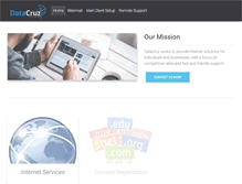 Tablet Screenshot of datacruz.com